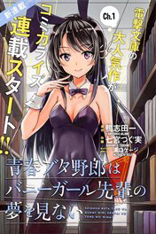 Truyện tranh Seishun Buta Yarou wa Bunny Girl Senpai no Yume o Minai